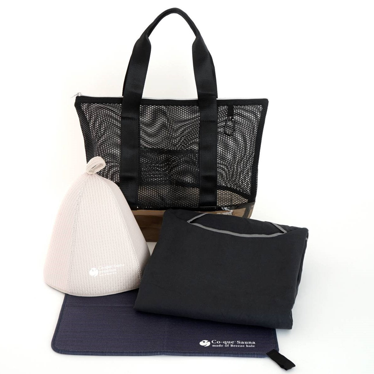 co-que sauna アウトドア ポンチョ Lite整いセット(4点)