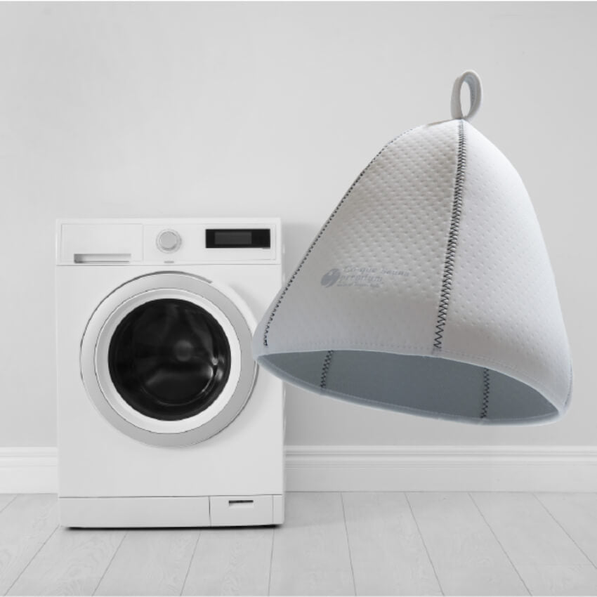 洗濯機とサウナハット